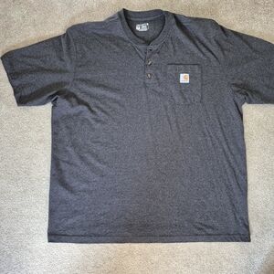 Carhartt Men's Gray Henley Shirt